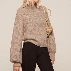 Doen Reformation Lulu Sweater in Dune